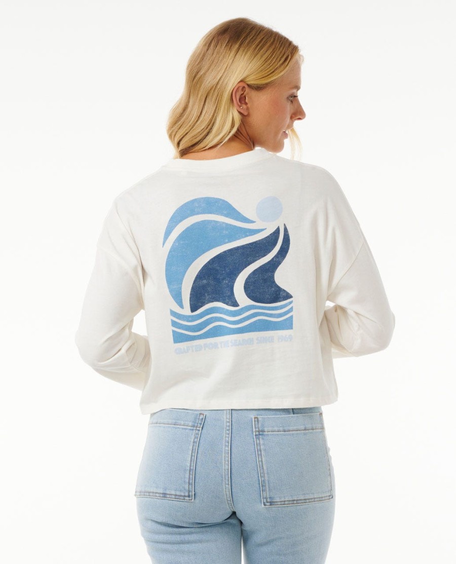 cut laps long sleeve tee
