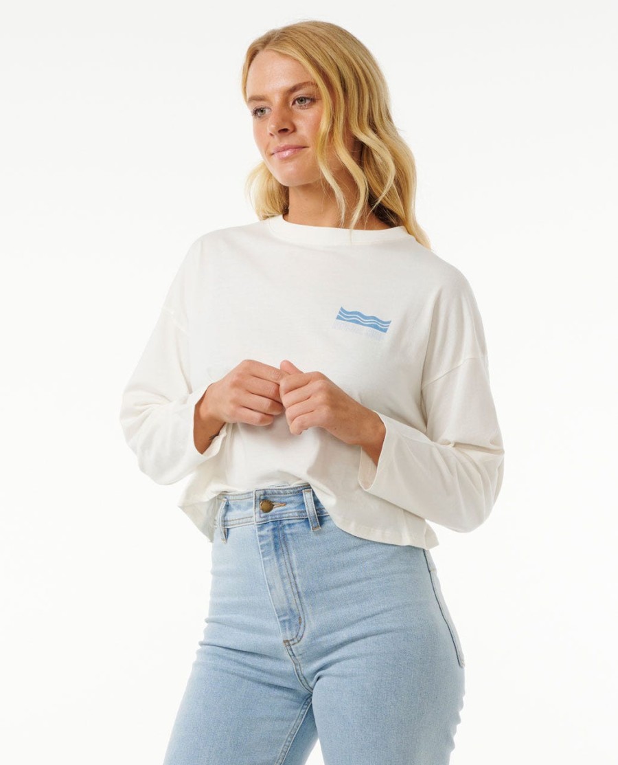 cut laps long sleeve tee
