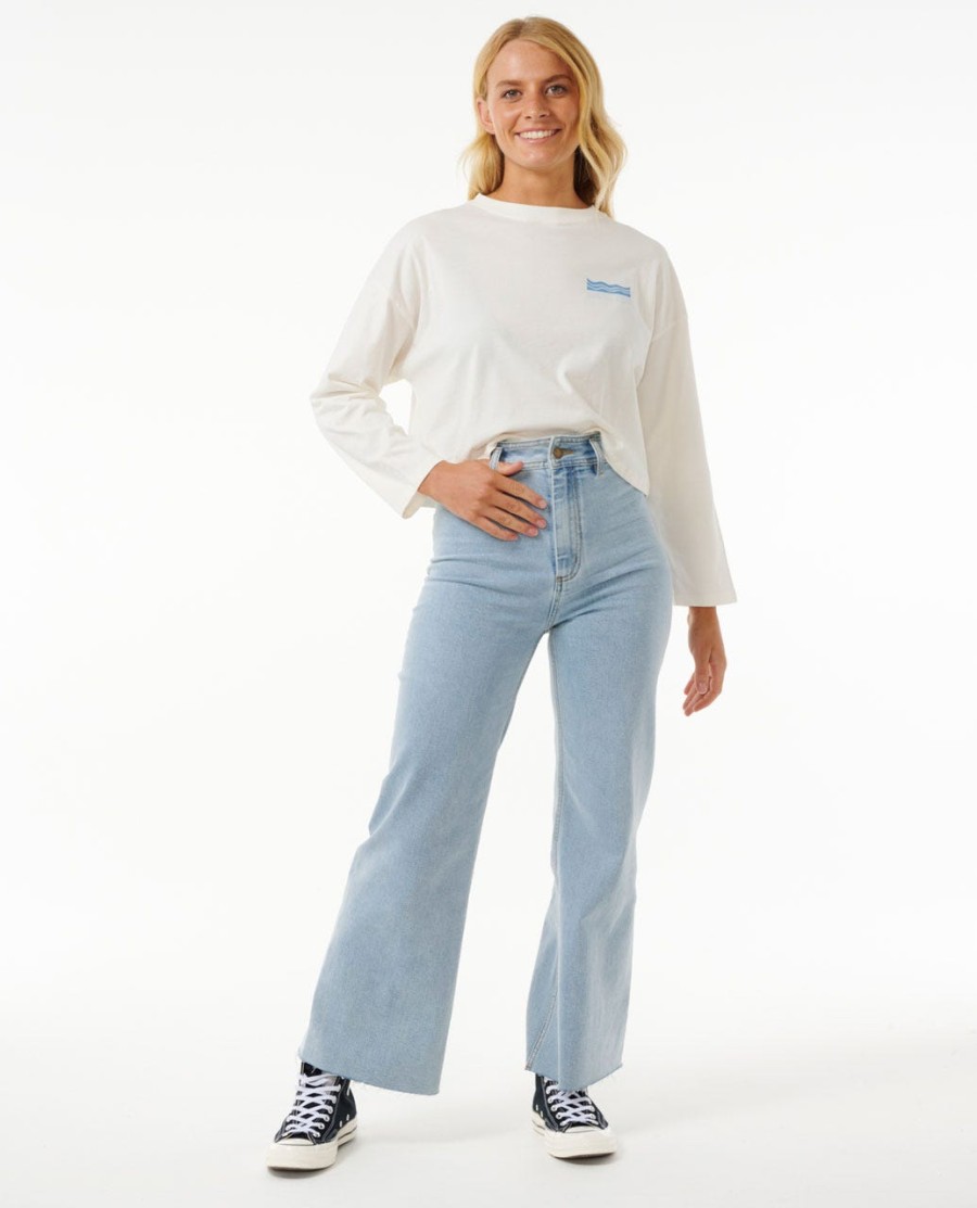 cut laps long sleeve tee