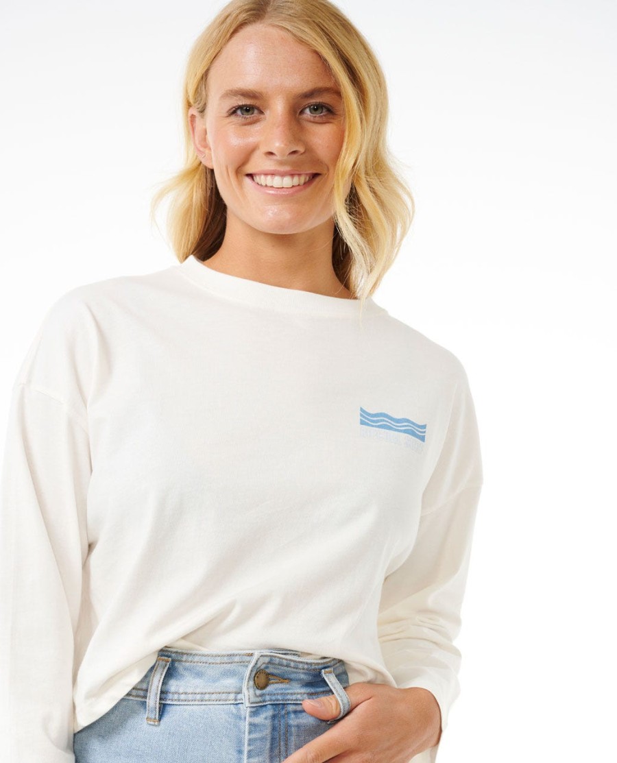 cut laps long sleeve tee