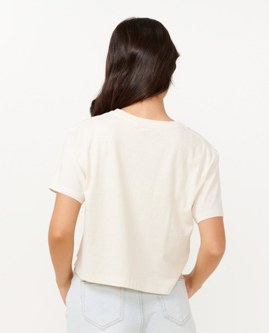 sunset seeker crop tee