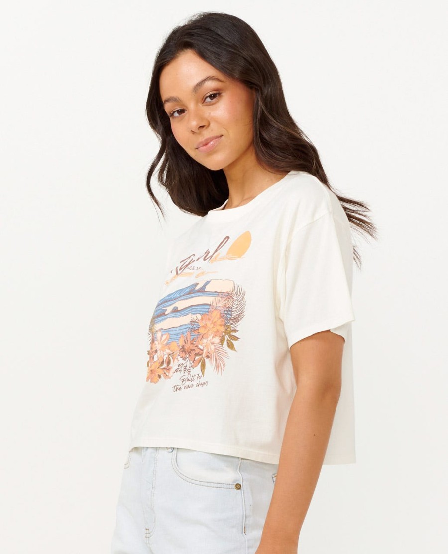 wave gliders crop tee