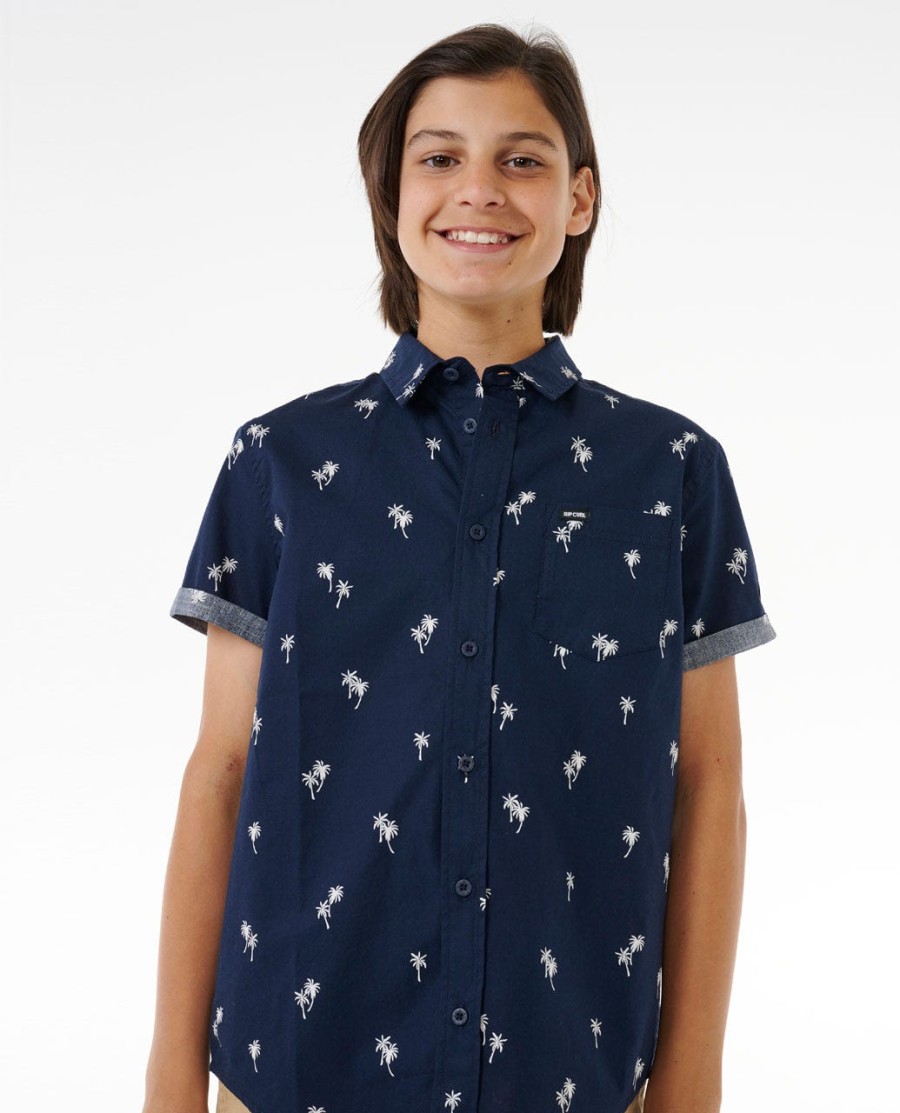 paradise palms shirt - jongens 8-16 jaar