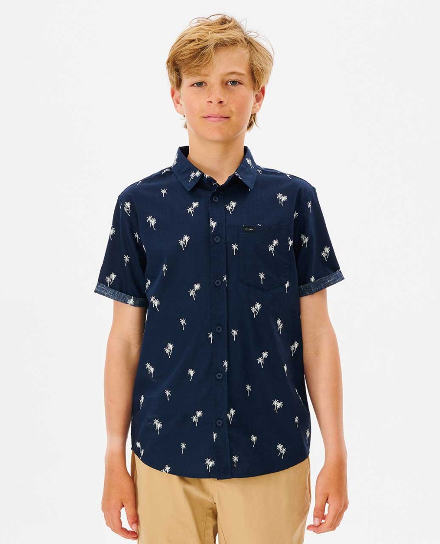 paradise palms shirt - jongens 8-16 jaar