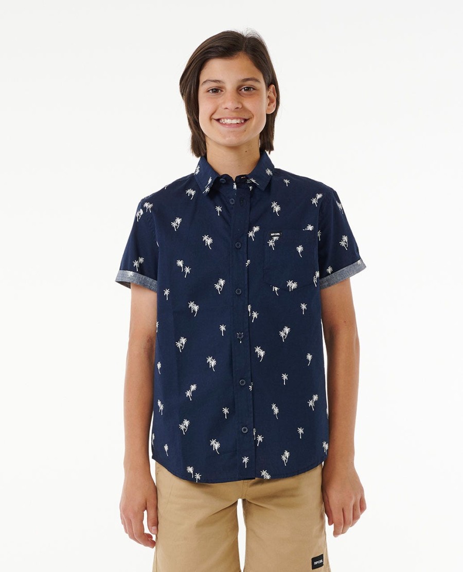 paradise palms shirt - jongens 8-16 jaar