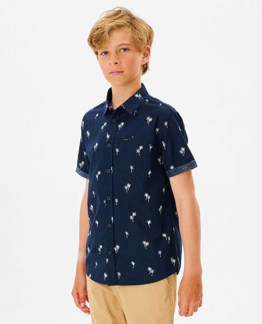 paradise palms shirt - jongens 8-16 jaar