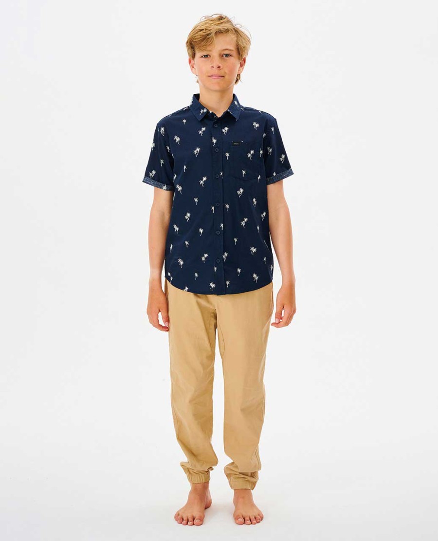 paradise palms shirt - jongens 8-16 jaar