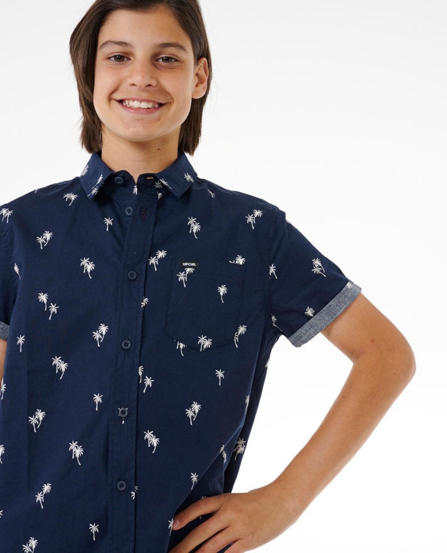 paradise palms shirt - jongens 8-16 jaar