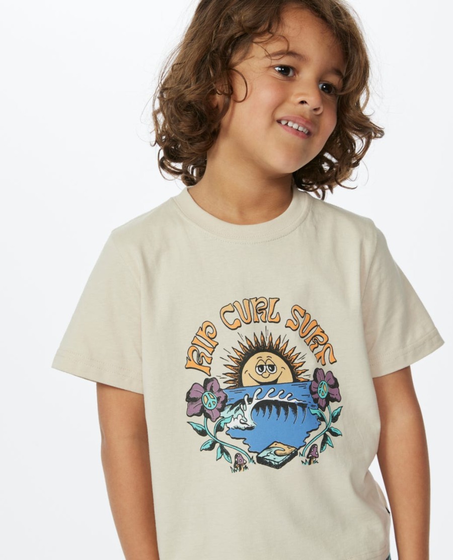 t-shirt met mystieke golven-print - jongens 1-8 jaar