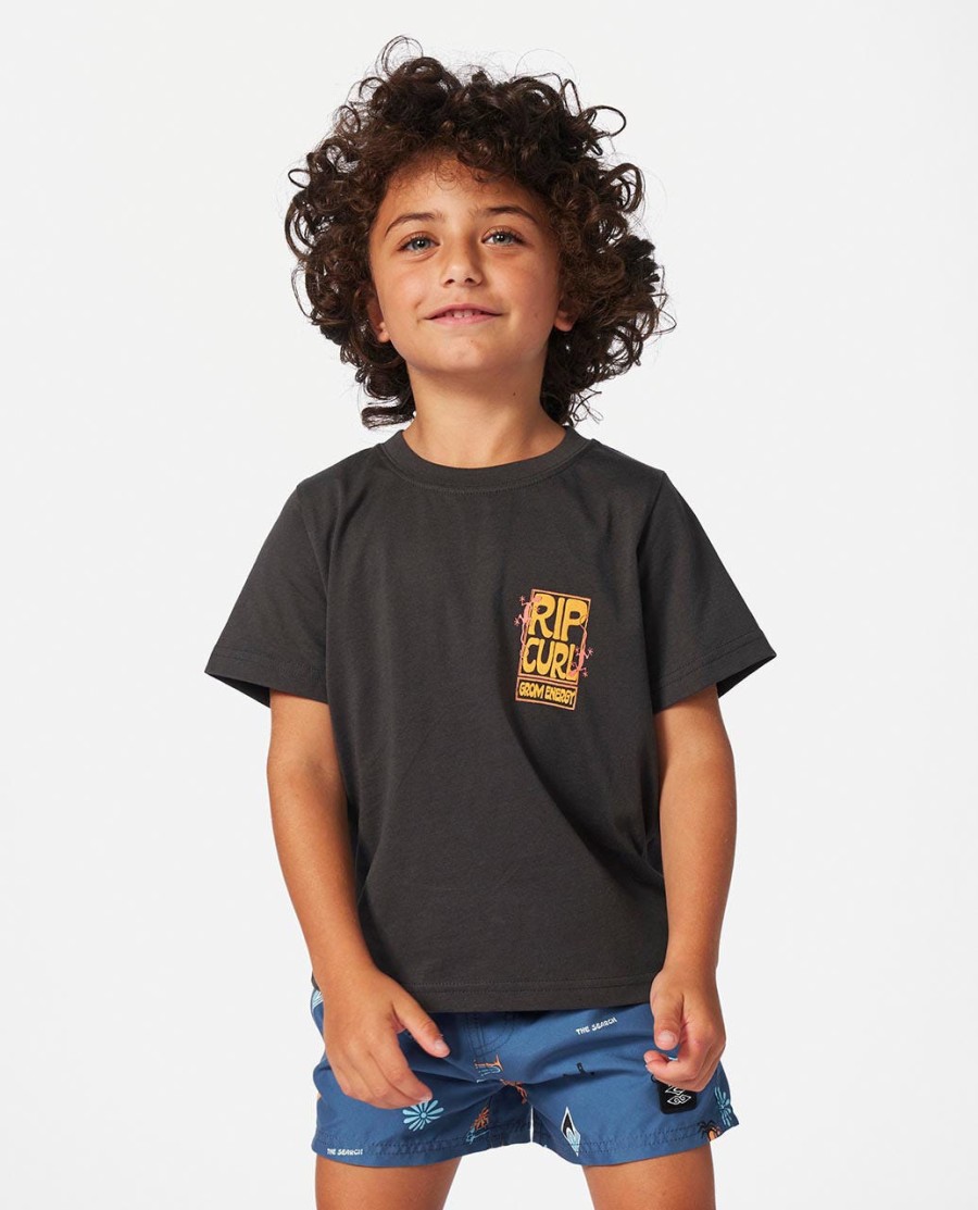 grom energy logo t-shirt - jongens 2-8 jaar
