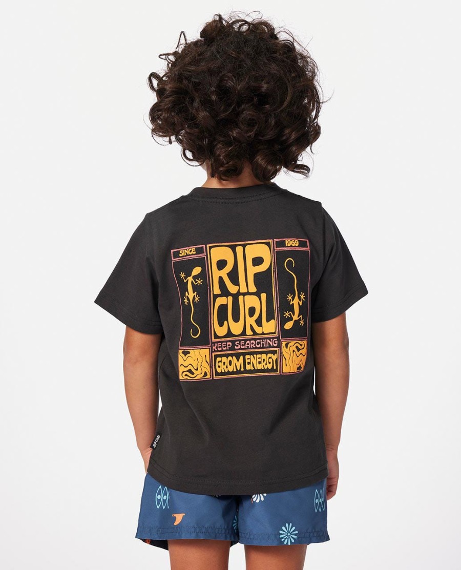 grom energy logo t-shirt - jongens 2-8 jaar