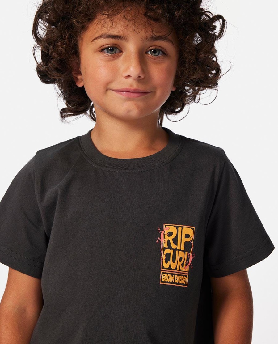grom energy logo t-shirt - jongens 2-8 jaar