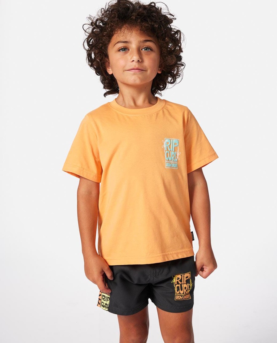 grom energy logo t-shirt - jongens 2-8 jaar