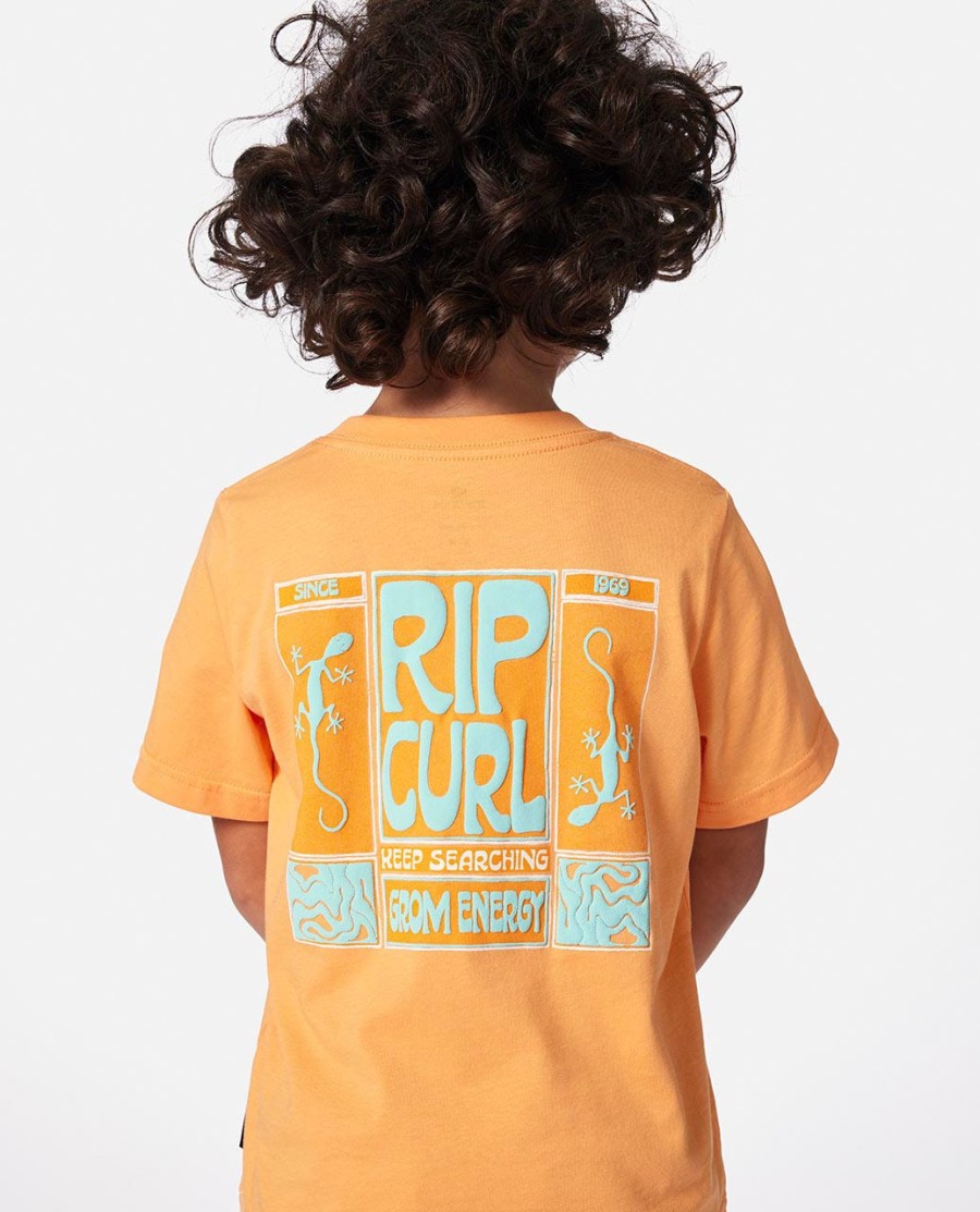 grom energy logo t-shirt - jongens 2-8 jaar