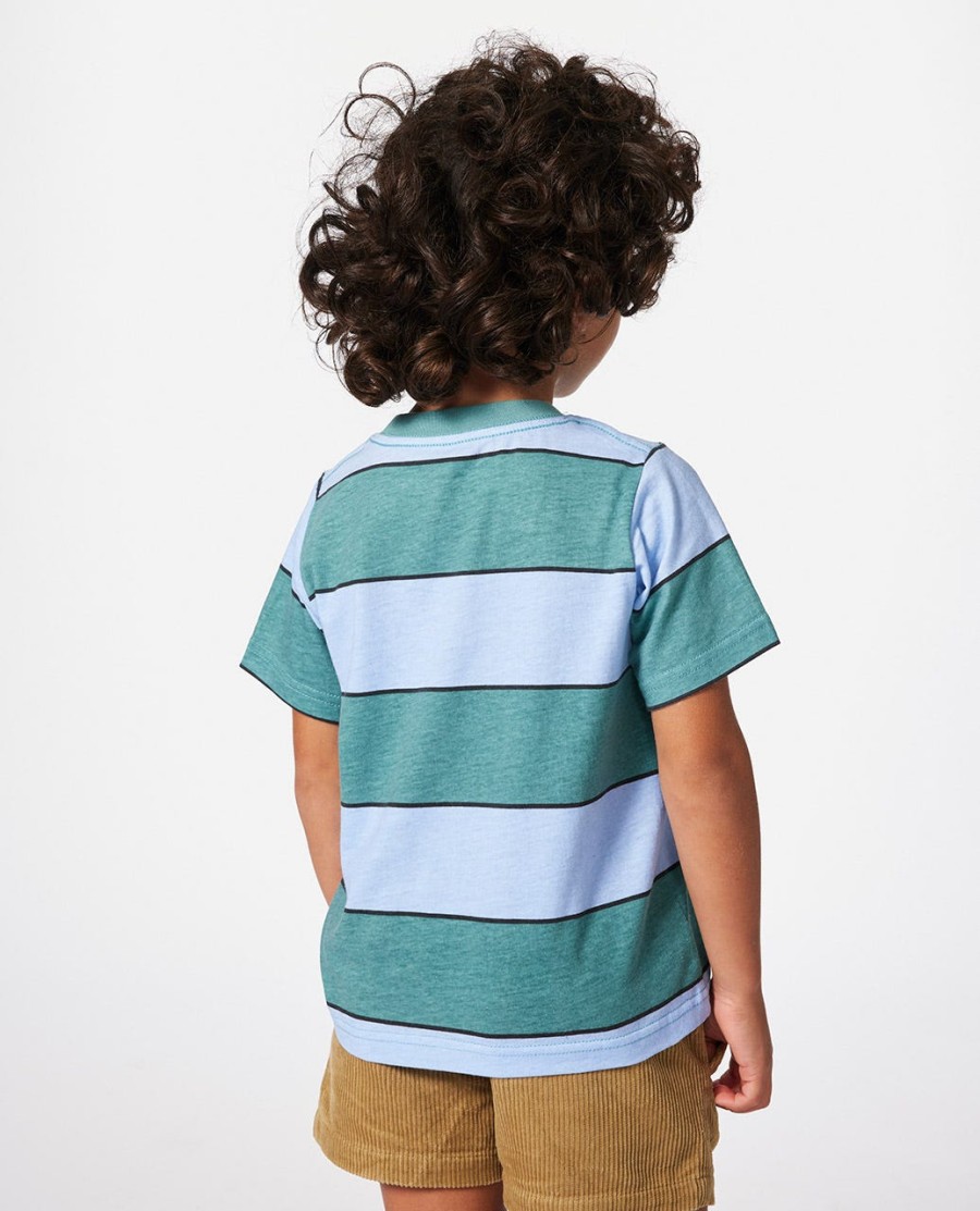 grom energy stripe t-shirt - jongens 2-8 jaar