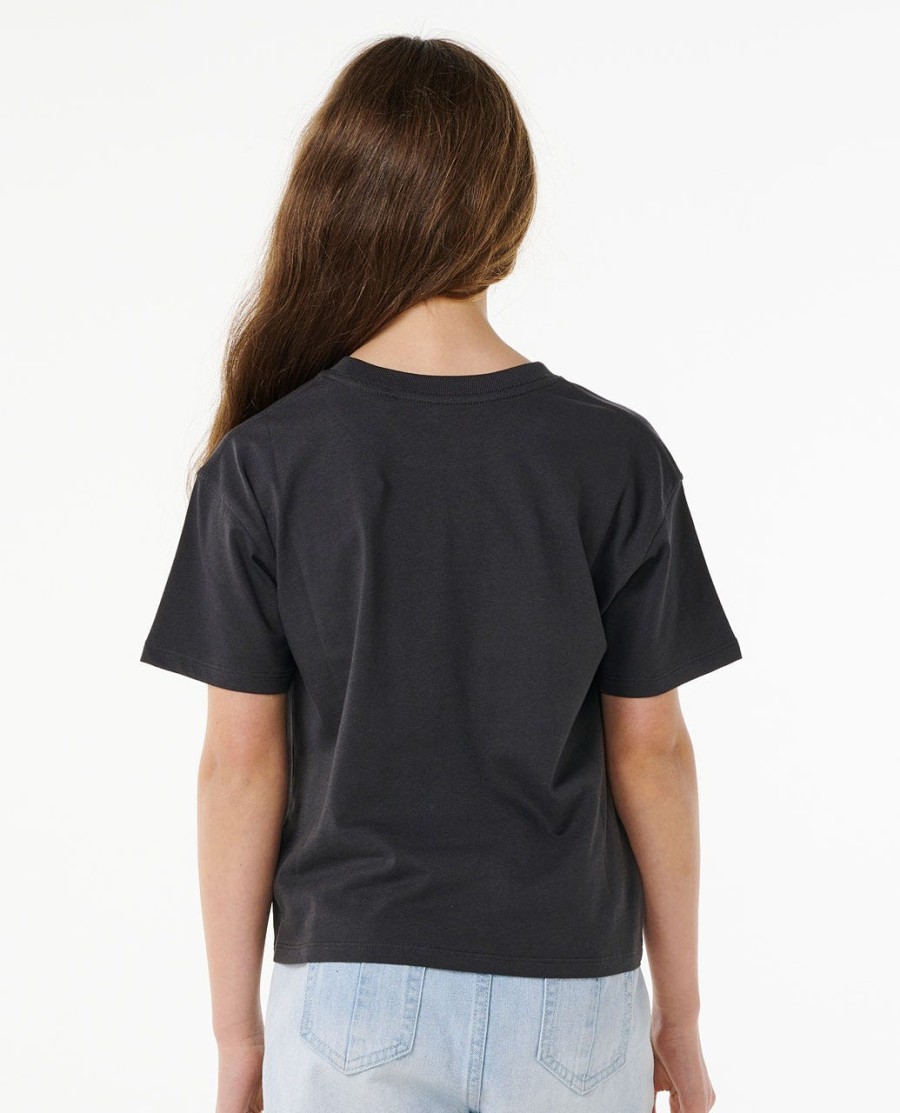 hibiscus heat crop tee - meisjes 8-14 jaar