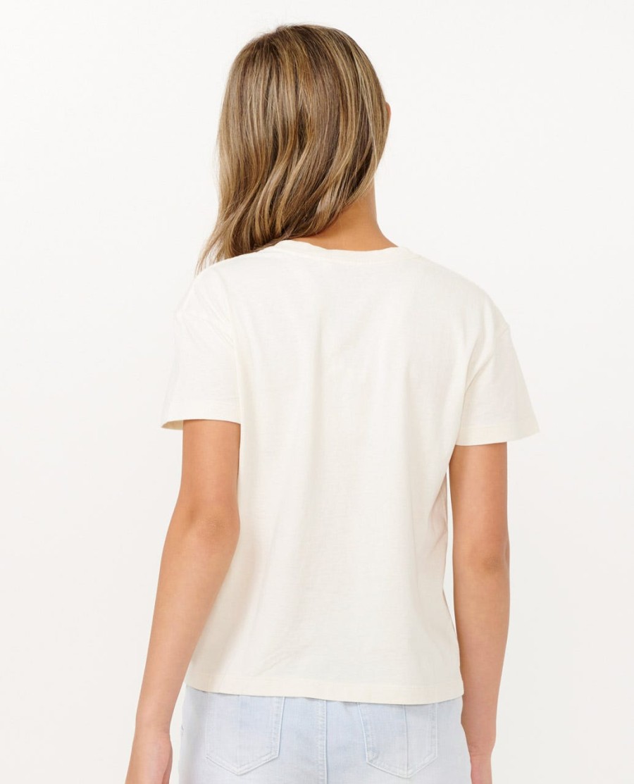 surf puff relaxed tee - meisjes 8-14 jaar