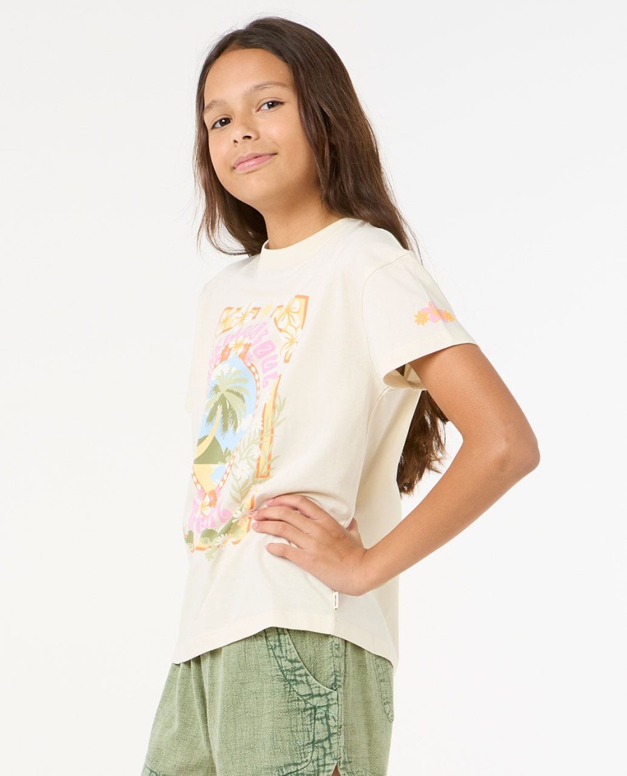 island bliss art t-shirt - meisje 8-14 jaar