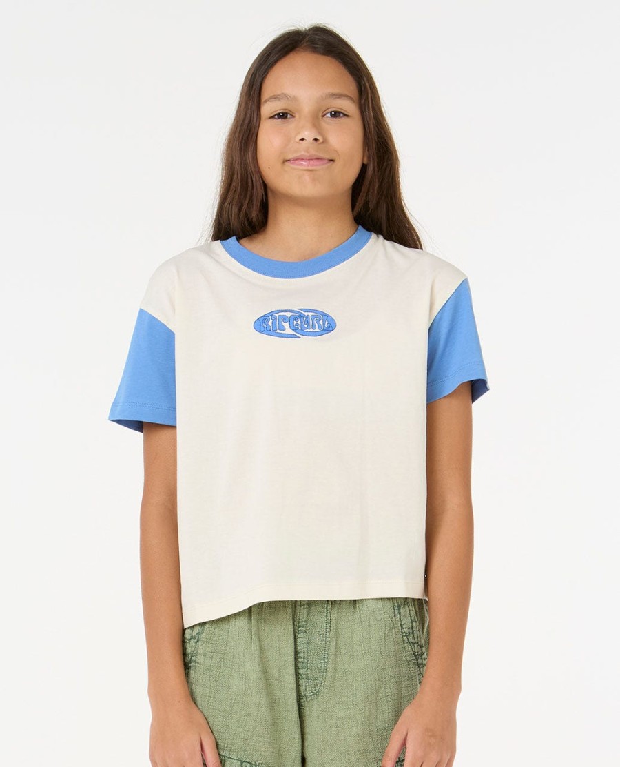 island bliss crop tee - meisje 8-14 jaar