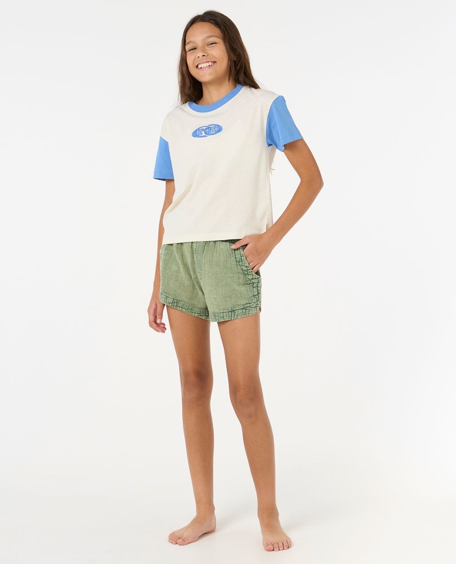 island bliss crop tee - meisje 8-14 jaar