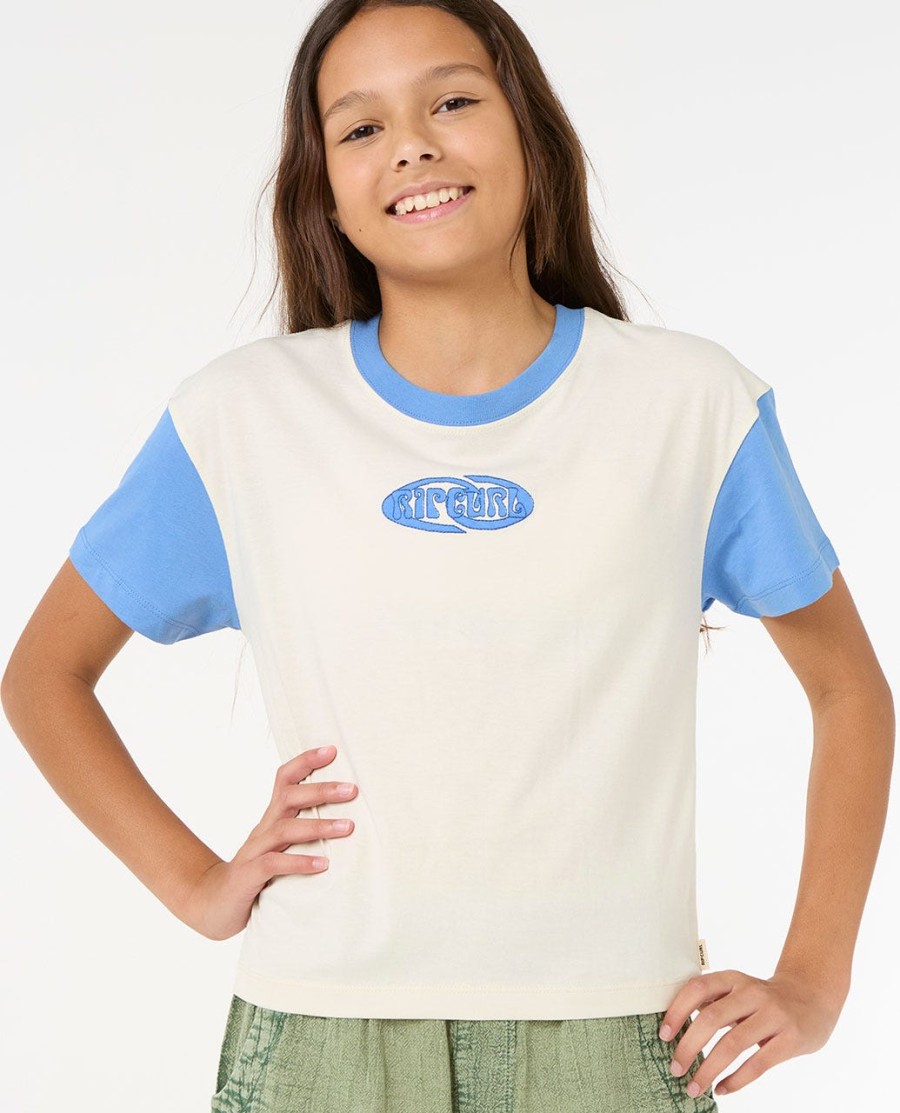 island bliss crop tee - meisje 8-14 jaar