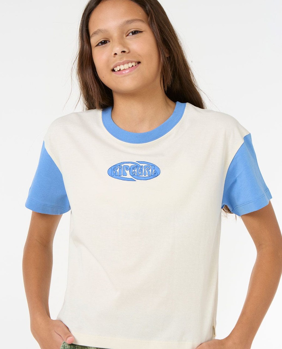 island bliss crop tee - meisje 8-14 jaar