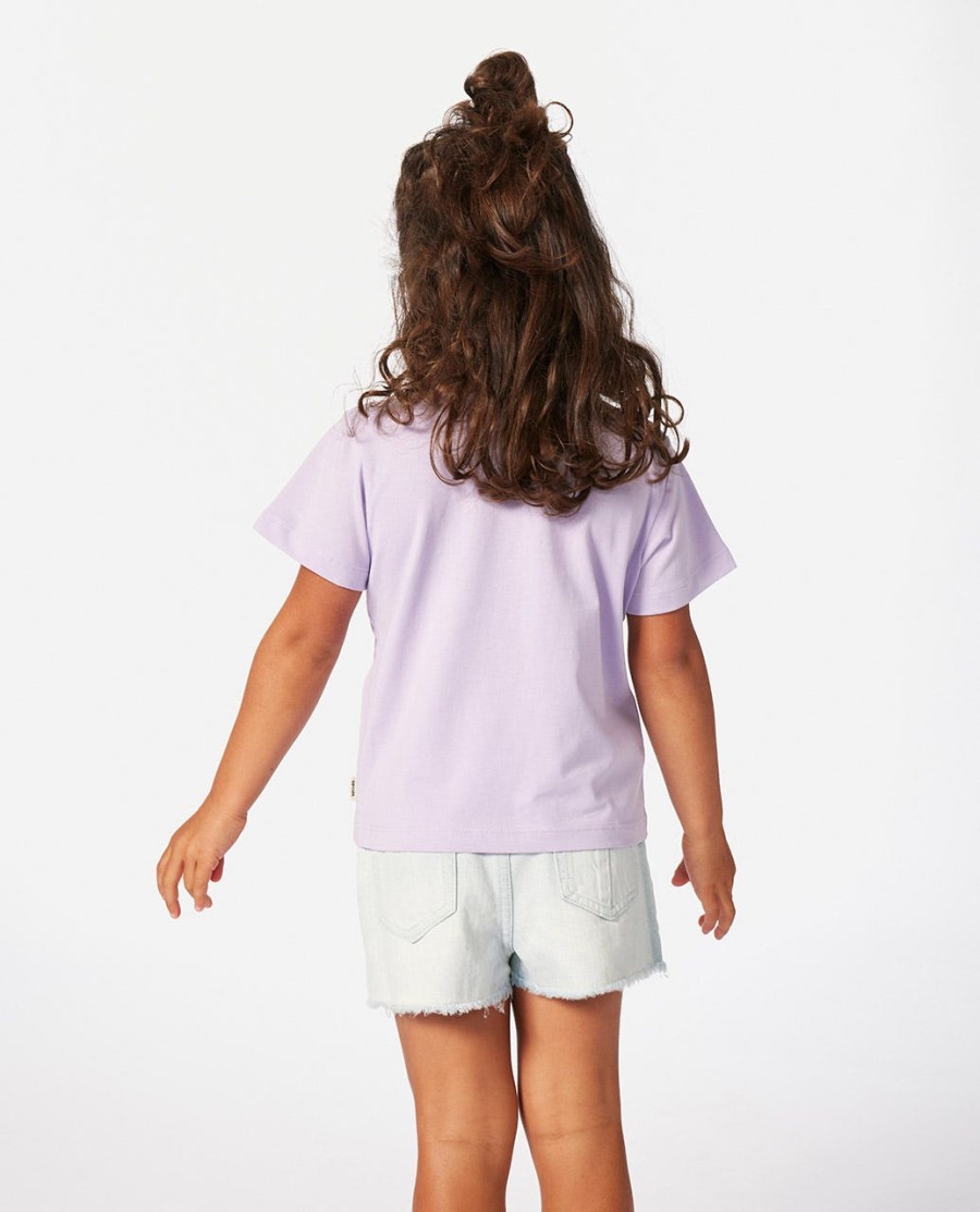 rainbow tropics art t-shirt - meisje 1-8 jaar