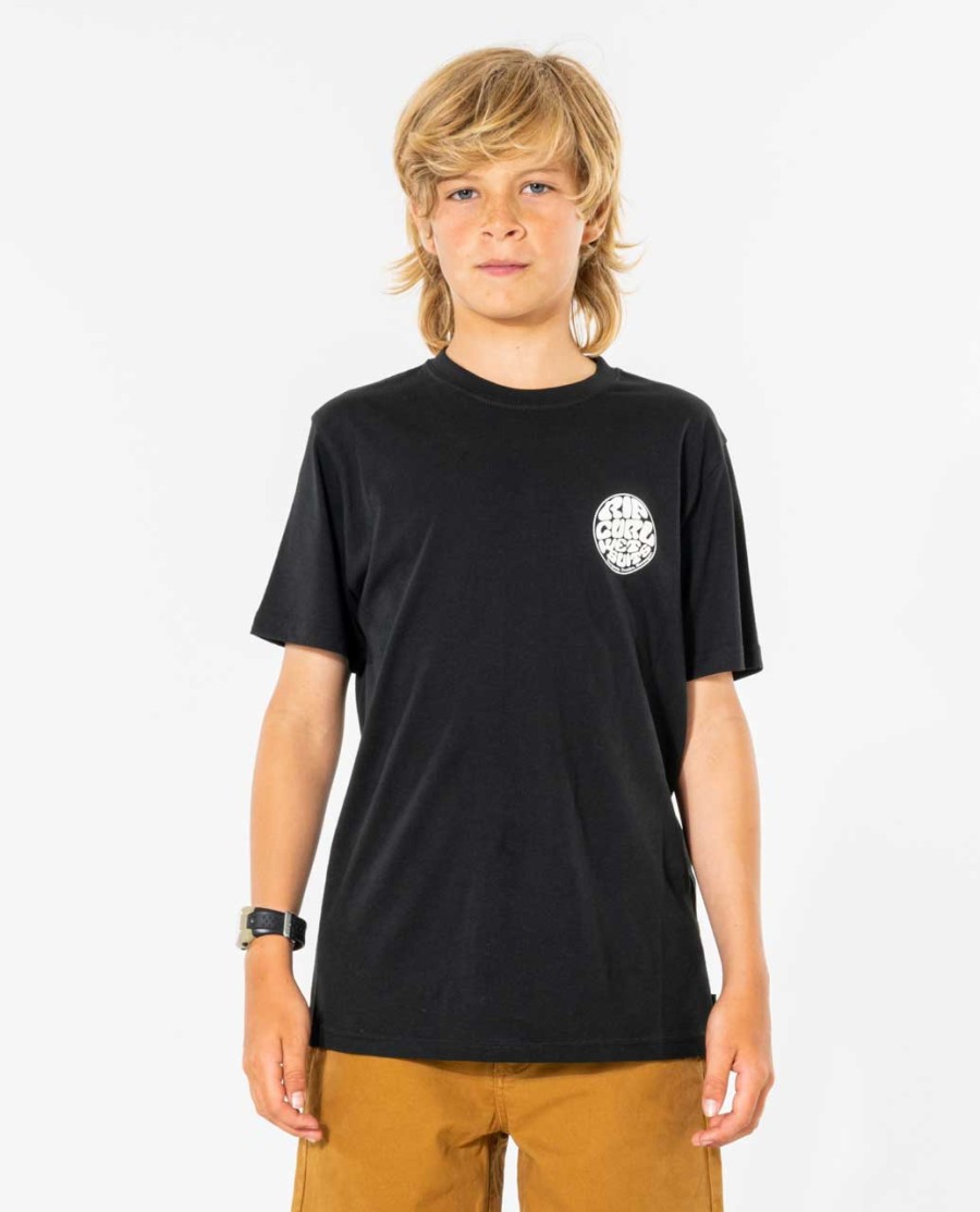 t-shirt met wetsuit-icoon - kinderen 8-16 jaar