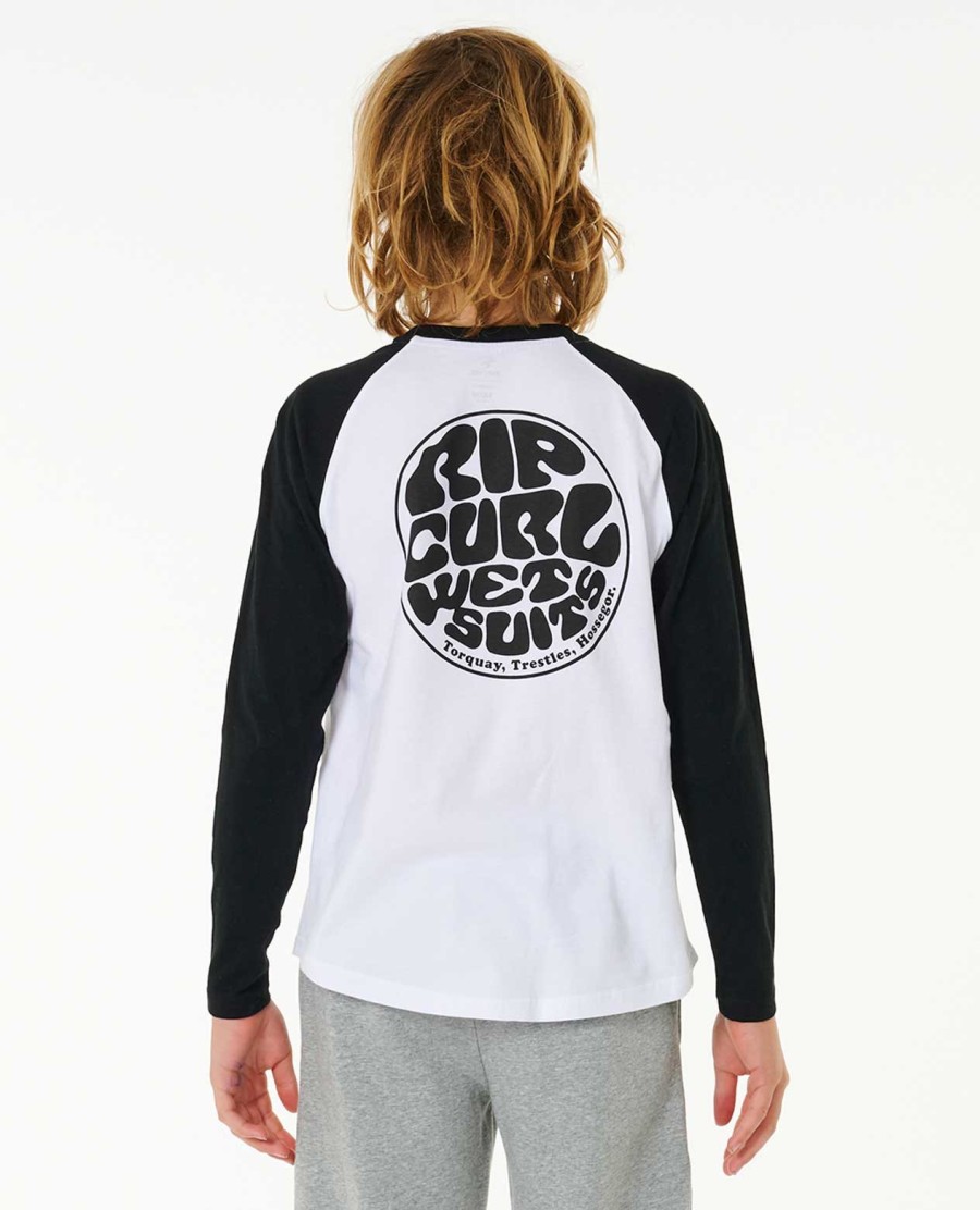 wettie icon t-shirt met lange mouwen - jongens 8-16 jaar
