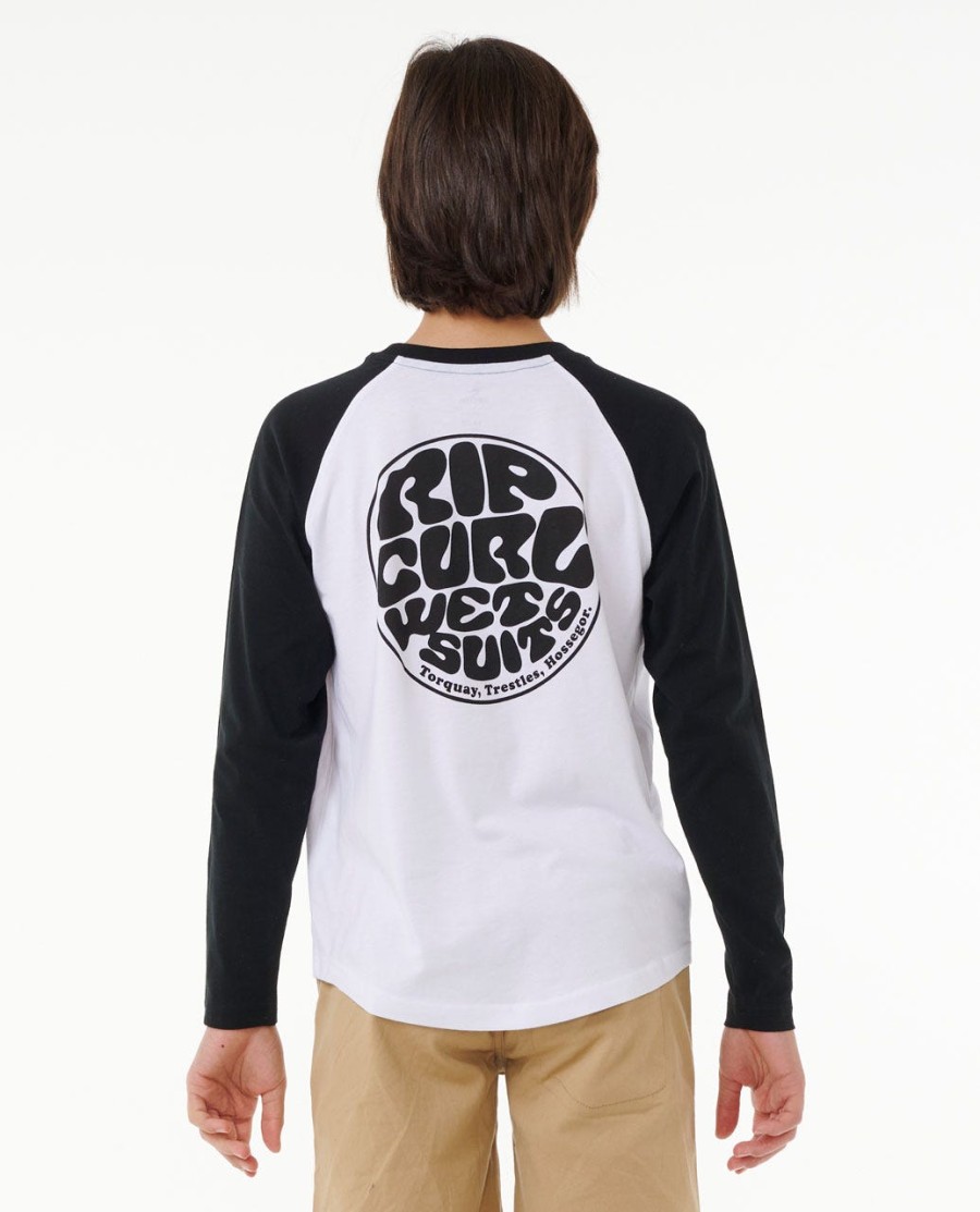 wettie icon t-shirt met lange mouwen - jongens 8-16 jaar