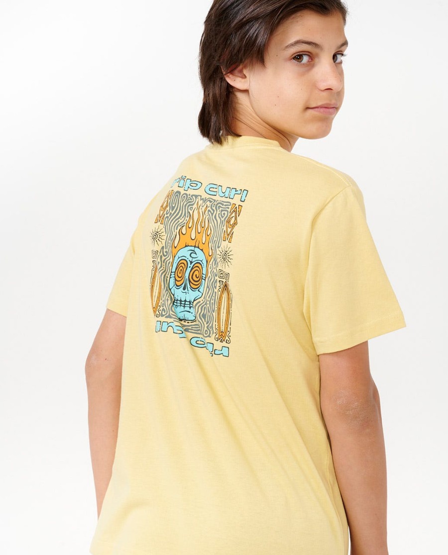 t-shirt met kosmische schedelprint - jongens 8-16 jaar