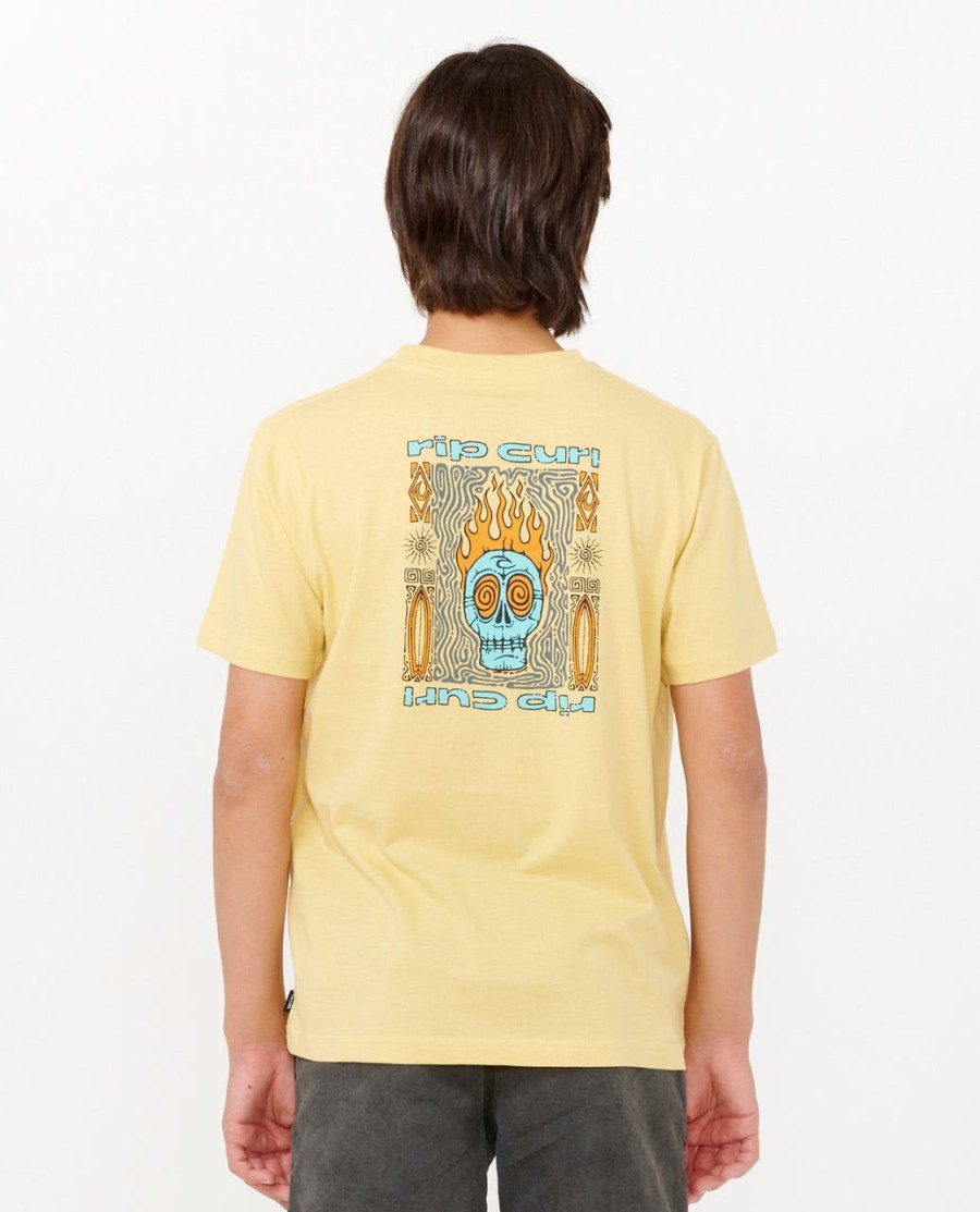 t-shirt met kosmische schedelprint - jongens 8-16 jaar