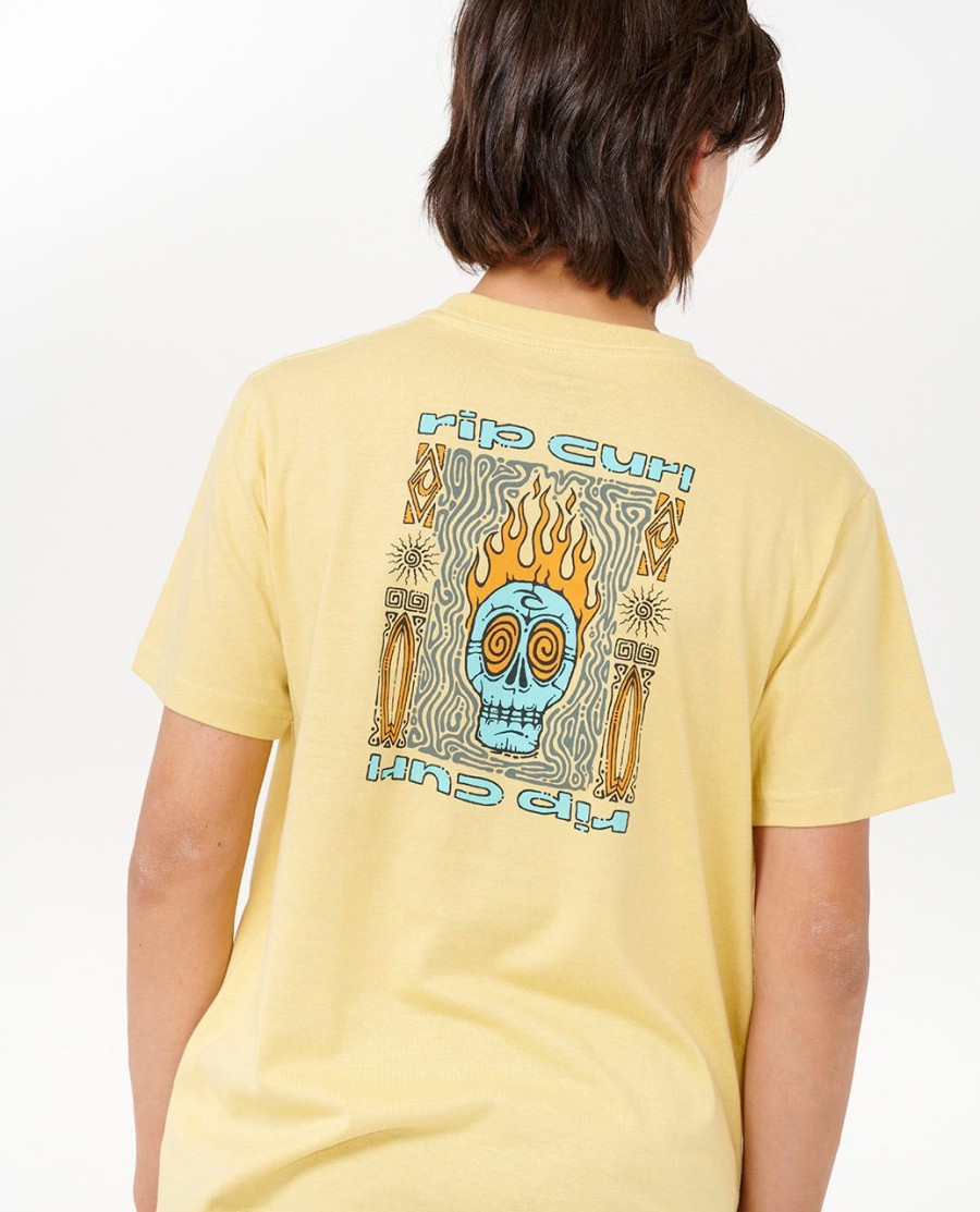 t-shirt met kosmische schedelprint - jongens 8-16 jaar