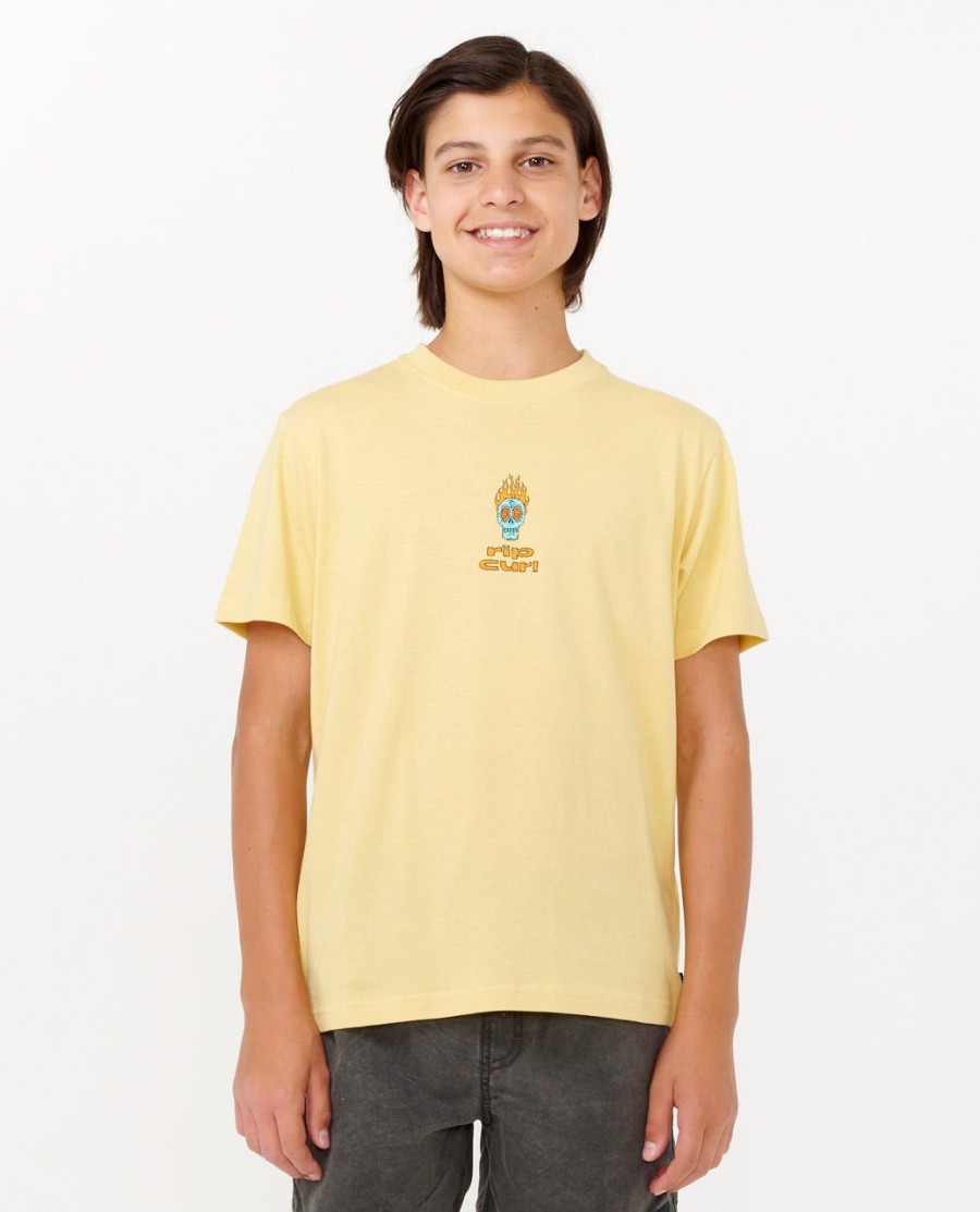 t-shirt met kosmische schedelprint - jongens 8-16 jaar