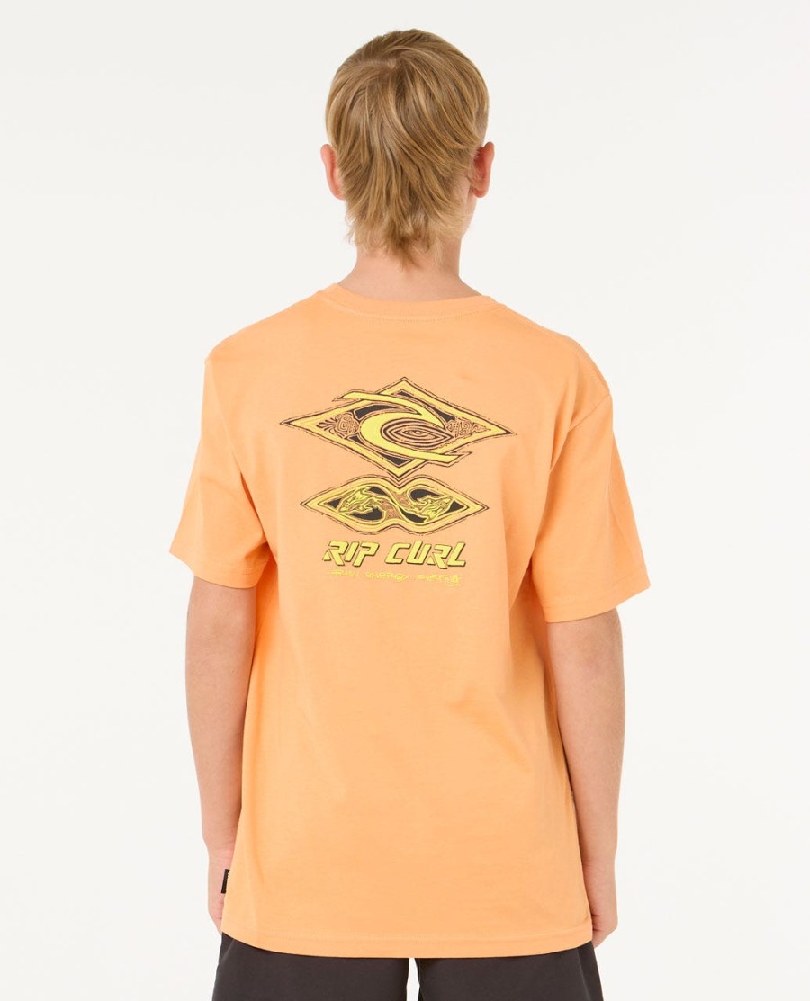 raw energy dolphin t-shirt - jongens 8-16 jaar