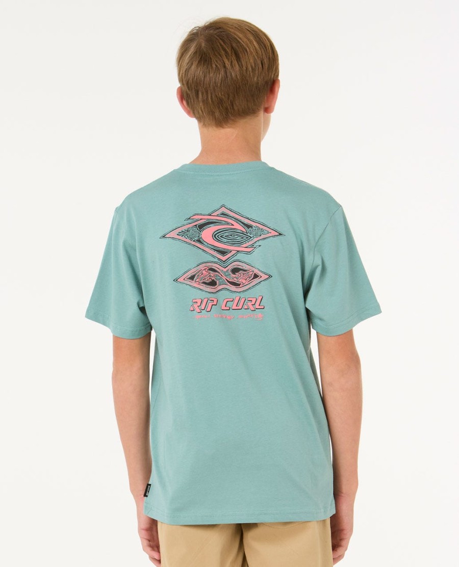 raw energy dolphin t-shirt - jongens 8-16 jaar