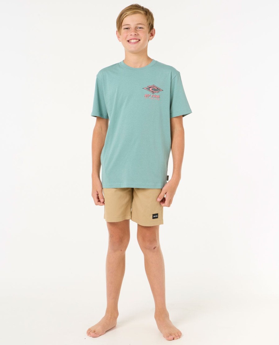 raw energy dolphin t-shirt - jongens 8-16 jaar