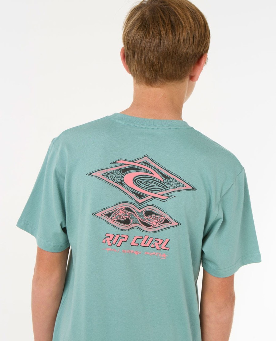 raw energy dolphin t-shirt - jongens 8-16 jaar