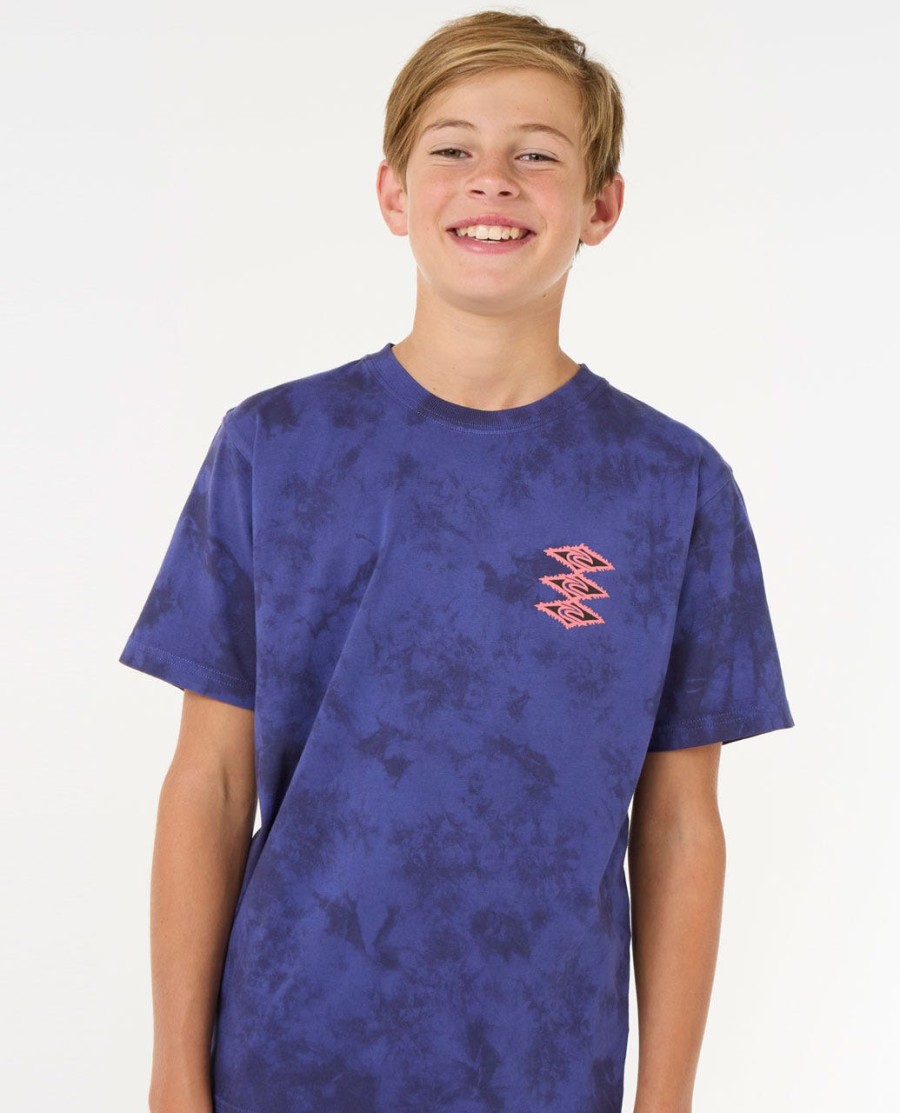 raw energy tie dye t-shirt - jongens 8-16 jaar