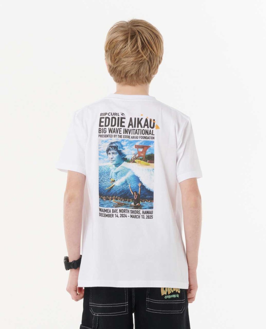 eddie would go poster t-shirt - kinderen