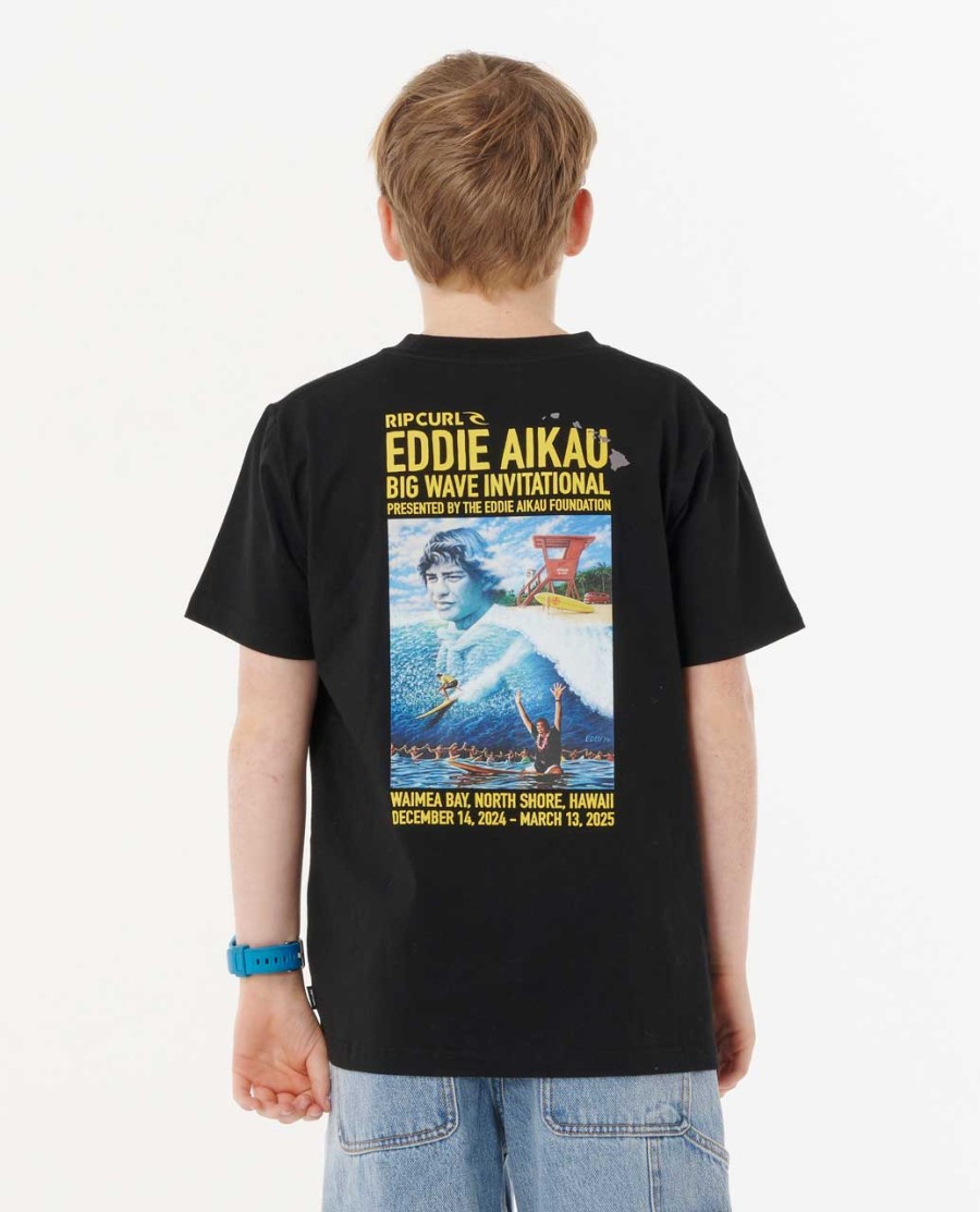 eddie would go poster t-shirt - kinderen