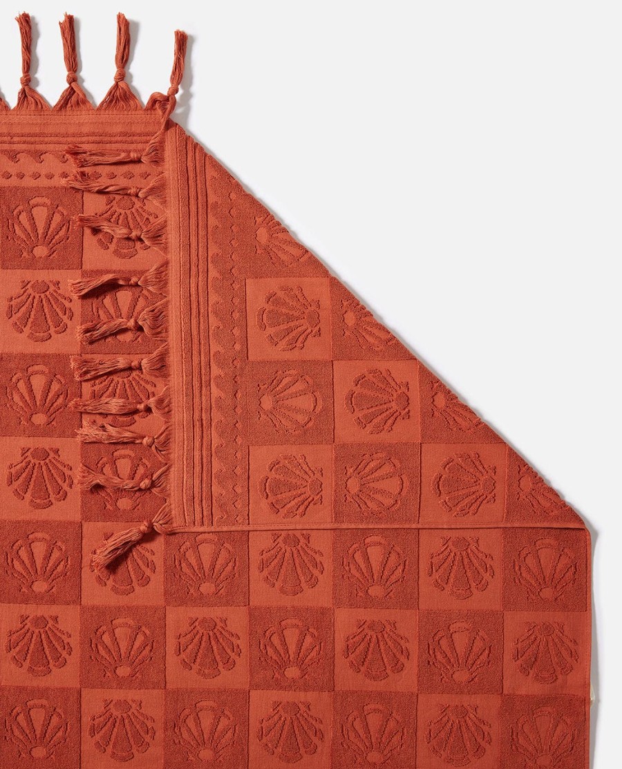 jumbo handdoek met gemengde jacquardstof