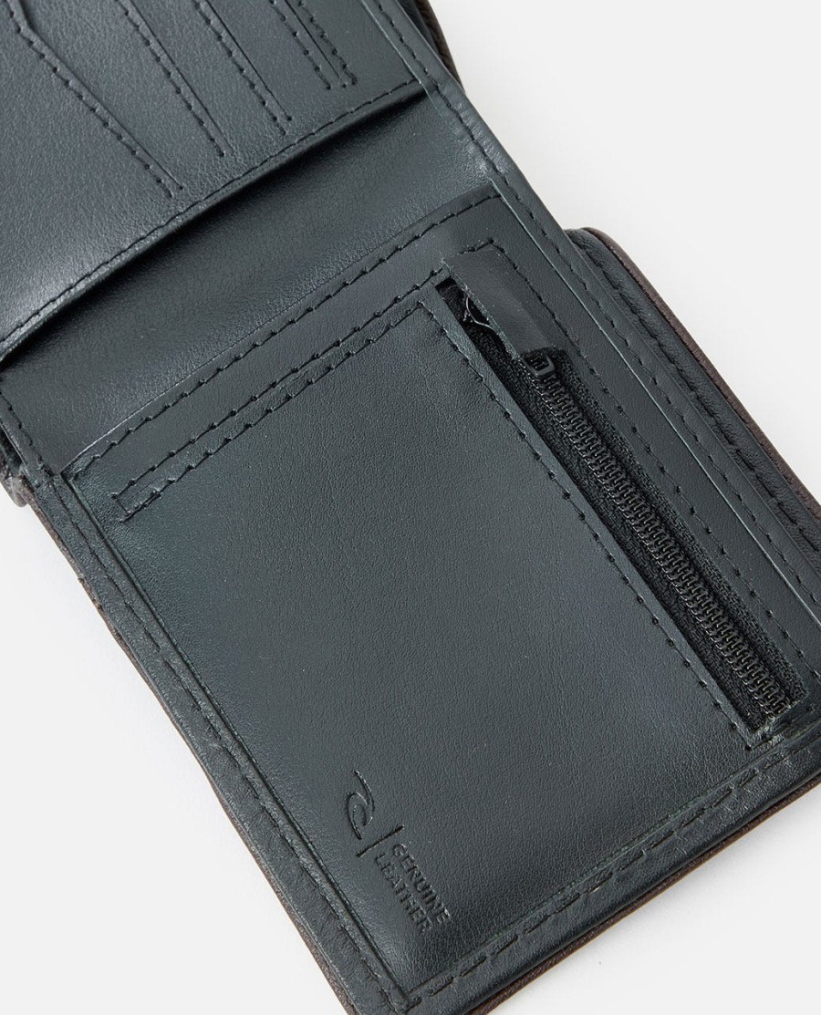gelaagde rfid 2-in-1 portemonnee