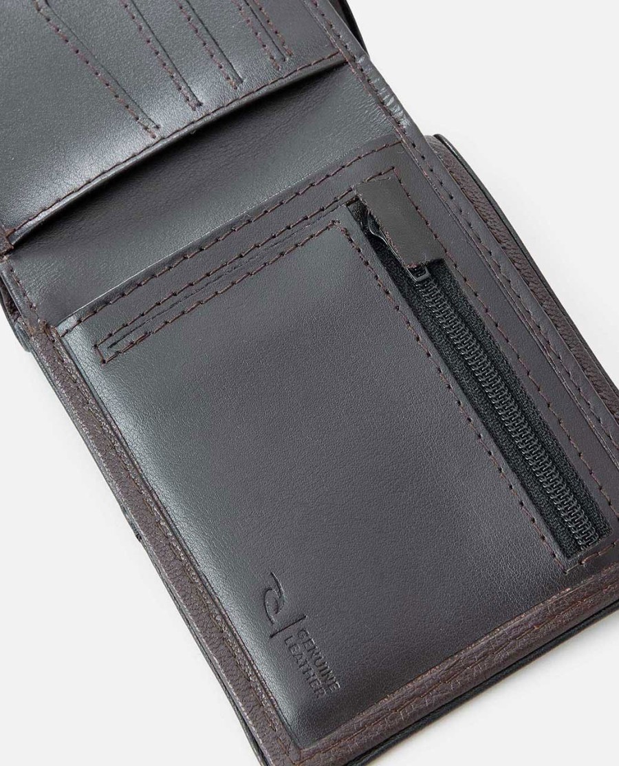 gelaagde rfid 2-in-1 portemonnee
